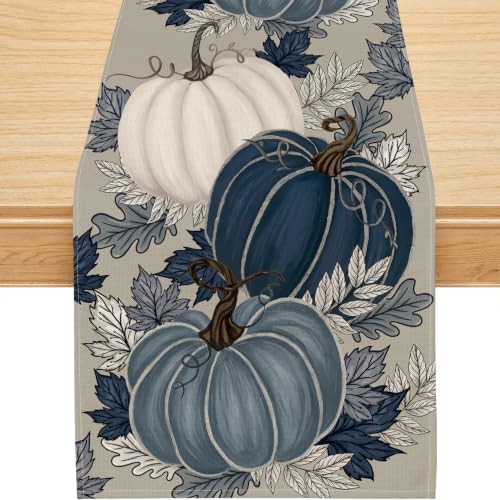 Siilues 220 GSM Fall Table Runner 13x48 Inch Home Party Decor by SiiluesOfficial