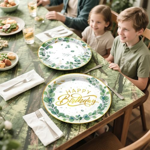 Sage Green Birthday Decorations for Women Girls floral Decorations Party - Image 5