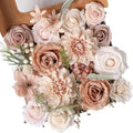 Floweroyal Artificial Flowers Fake Rose Flowers Dahlia with Stems for DIY Wedding Bridal Bouquets, Baby Shower, Floral Arrangement, Table Centerpieces, Home Decorations by FloweroyalCrafts