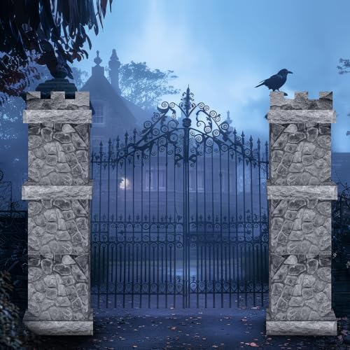 Bucherry 15 Pcs Halloween Cemetery Graveyard Decor Trunk or Treat Kit - Image 6