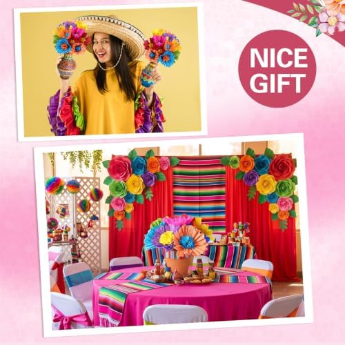 24 Pcs Mexican Party Decorations Fiesta Centerpieces, Clay Pot - Image 6