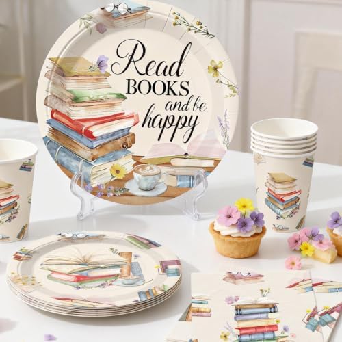 250pcs Book Themed Party Decorations for 25 Guests - Image 5