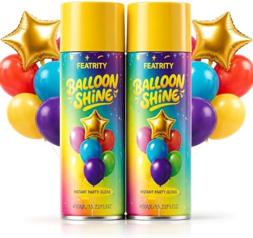 Balloon Shine Spray for Balloons : 15 oz High-Gloss Finish by Unknown