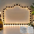 20IN Wedding Bottle Service Sign, Personalized Wedding Entrance Props Led Marquee Sign for Reception, Custom Light up Marquee Sign with Stickers for Bridal Engagement Anniversary Nightclub Gift by KiMineon