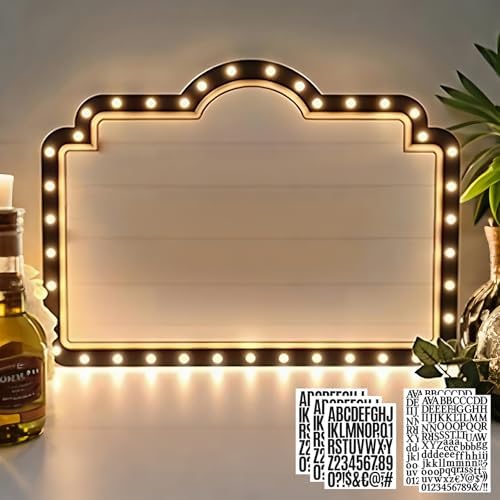 20IN Wedding Bottle Service Sign, Personalized Wedding Entrance Props Led Marquee Sign for Reception, Custom Light up Marquee Sign with Stickers for Bridal Engagement Anniversary Nightclub Gift by KiMineon