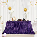 Eternal Beauty Purple 50x80 Inch Mardi Gras Sequin Tablecloth by EternalBeauty