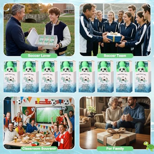 Wettarn 25 Sets Positive Soccer Gift with Boxes, Team Gifts - Image 6