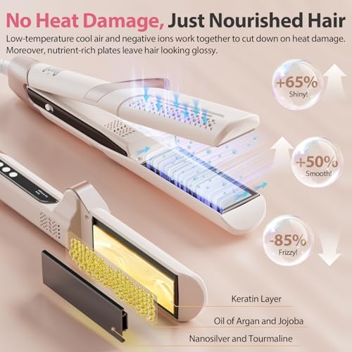 Quico Air Hair Straightener, Airflow Straightener 100-240V Dual Voltage - Image 4