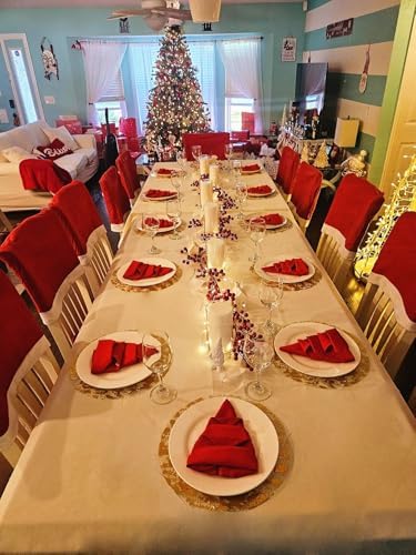 Disposable Gold Placemats Set of 50 Metallic Thin Mesh Round 13 Inch Foil Pressed Fall Table Mates Gold Charger Doilies for Dining Table Wedding Birthday Party Home Decoration - Image 6