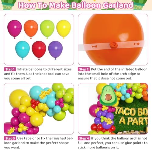 Amandir 169Pcs Mexican Fiesta Party Decorations Fiesta Balloons - Image 3