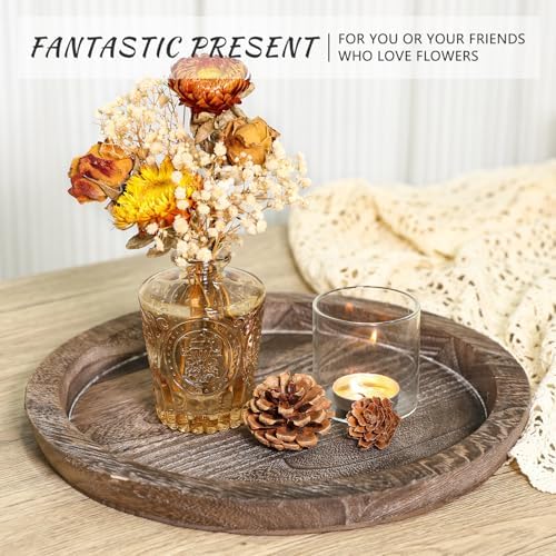 SUPMIND Glass Bud Vases Set of 5, Small Gold Amber Flower Vases in Bulk - Image 5