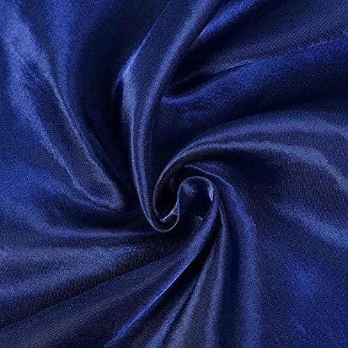 BalsaCircle 10 pcs 72x72 inch Navy Blue Square Tablecloth Satin Fabric Overlays Linens | Table Cloths Cover for Wedding Party Banquet Reception Events Decoration Kitchen Dining Events Kitchen Dining - Image 7