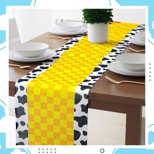 2 Pcs Cartoon Story Table Runner Birthday Party Supplies, Classic - Image 4