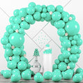 Voircoloria 90pcs Teal Balloons Garland Arch Kit, 18 12 10 5 Inch by Voircoloria