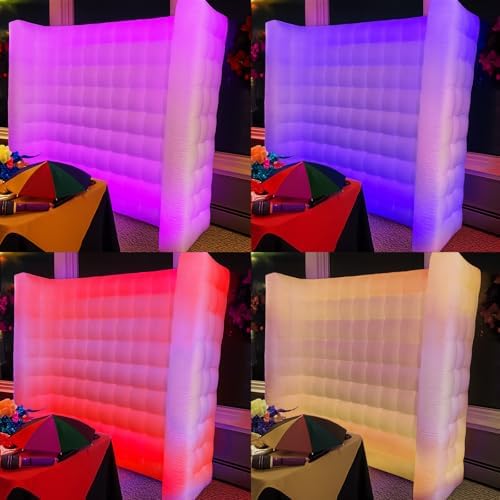 Inflatable Photo Booth Wall, White, 8.2X8.2X4FT - Image 4