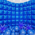 50pcs Navy Blue Foil Balloons Wall Backdrop with 80pcs Dark Blue Balloon Garland Arch Kit, Double Sided Balloon Tunnel for Anniversary New Year Birthday Graduation Ribbon Party Decorations by Unknown