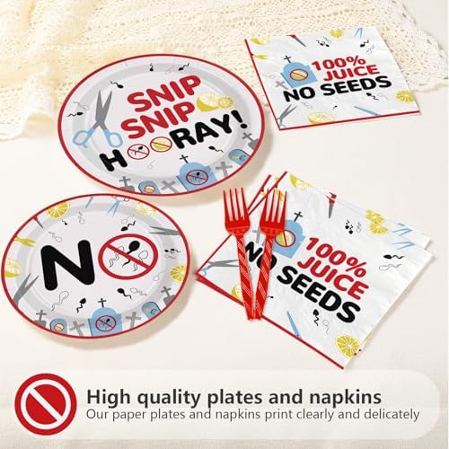 96Pcs Funny Vasectomy Party Decorations Serves 24 - Image 3