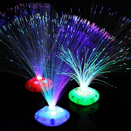 Retisee 24 Pcs Fiber Optic Lights Centerpieces Battery Powered Cone - Image 3