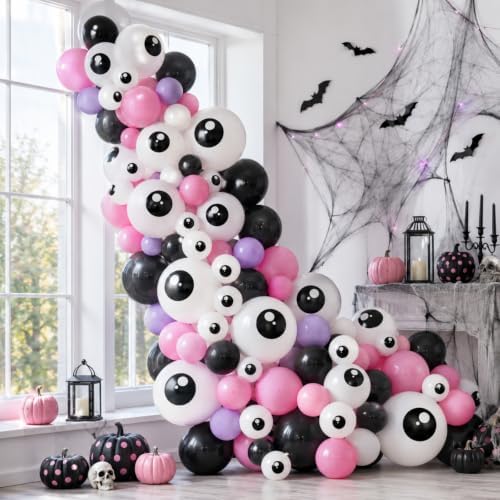 Halloween Eyeball Balloons, 60Pcs Eye Balls Latex Balloon for Party Decor - Image 5