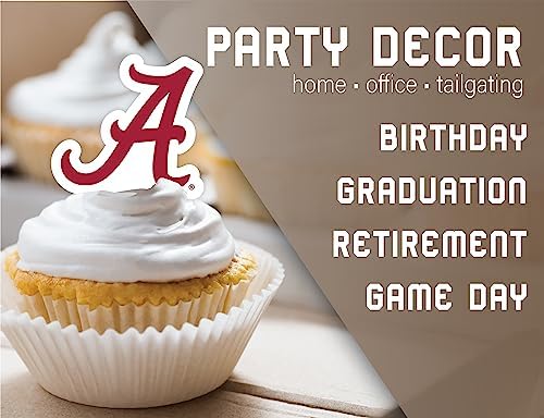 Alabama Crimson Tide Cake Topper & Party Decorations, Roll Tide 42 Pcs - Image 6