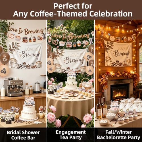 Love is Brewing Bridal Shower Party Decorations and Favors for 24 Guests - Image 7