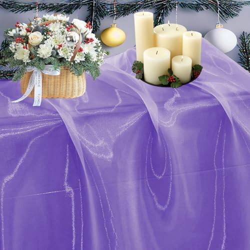 95 Yard Organza Fabric 44" Wide for Wedding Event Décor - Lavender by MDS