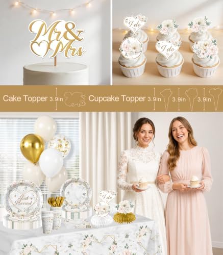 Wedding Party Decorations Tableware Set, Serves 20 - Image 6