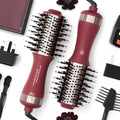 Christmas Gift for Womans-Dual Voltage Hair Dryer Brush,Travel Hair Dryer,Dual Voltage Blow Hair Dryer Brush,European Blow Hair Dryer,110~240V Mini Portable Size for International Travel by MayAllDreamsRealizedEndingMisfortuneInAuspicious