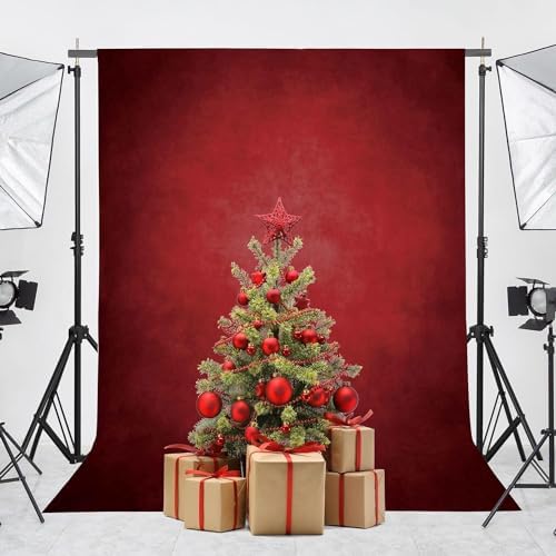 Abstract Photography Backdrop for Photoshoot 6x8ft,Red,No Stand - Image 3