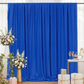Royal Blue Backdrop Curtains 30ftx10ft Wedding Polyester Photo Drapes by SoarDream
