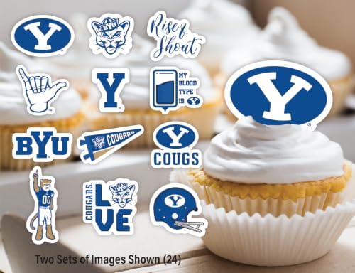 BYU Graduation Decorations Party Supplies Cougars Birthday Banner 42 Pc - Image 5