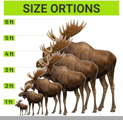 Moose 6FT Life Size Cardboard Cutout Standup, 1 PC - Image 2