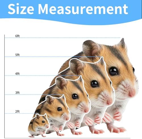 Hamster 6FT Life Size Cardboard Cutout, 1 PC - Image 2