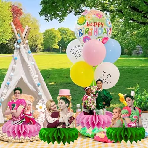 8Pcs Zombies Honeycomb Table Centerpiece Zombies Birthday Party Supplies Table Decorations for Kids Party Decorations - Image 5