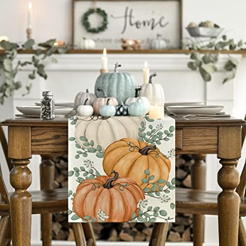 Artoid Mode 210 GSM Fall Table Runner Home Party Decor 13x120 Inch - Image 2