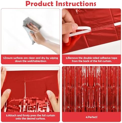 Christmas Decorations - Valentines Decor Backdrop Banner for Wall Door - Image 5