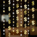 Cheerland Dollar Party Decorations Money Garland Currency $ Sign Hanging Streamer for Birthday Retirement Finance Office Vegas Theme Casino Night Gambling Success Tax Decor Graduation Party Supplies by Cheerland