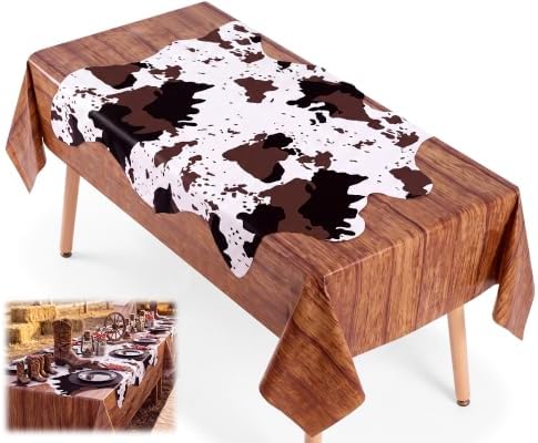 2 Pcs Western Party Table Cover Decoration 54 x 108 Inch by Unknown