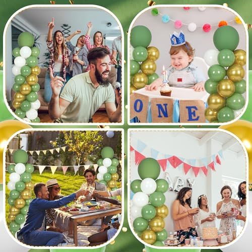 Balloon Column Stand with 102 Balloons, Balloon Column Kit Set of 2, Metal Balloon Tower Stand with Base for Floor, Height Adjustable from 1.57 to 7 Ft, For Party Decorations - Image 6