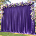 20x12ft Purple Backdrop Curtain Panels for Parties - Wrinkle Free Polyester Photo Curtain Backdrop Wedding Back Drop Fabric Drapes for Party Decorations Background for Photography by WishCare