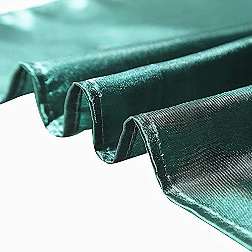 10 pcs 72x72 inch Hunter Green Square Tablecloth Satin Fabric Overlays Linens | Table Cloths Cover for Wedding Party Banquet Reception Events Decoration Kitchen Dining Events Kitchen Dining - Image 7