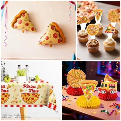 Xynic Pizza Party Decorations Tableware Set,Serves for 25 Guests - Image 6