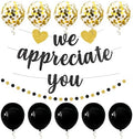We Appreciate You Banner Thank You Party Decoration Supplies Employee Appreciation Decorations Work Anniversary Office Party Decorations for Employee Staff Coworkers by PEIQICHU
