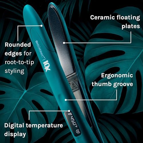 Bio Ionic 10X Styling Iron Hair Straightener with 1" Sonic Vibrating Plates - Image 3