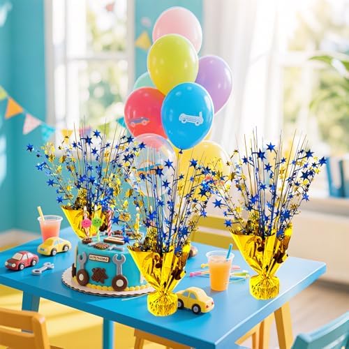FUBININA Birthday Table Centerpiece Party Decoration Foil Spray Centerpiece - Image 3