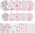 NatNarr 50 Set Pink Floral Plates and Napkins Fancy Tea Party Decor by NatNarr