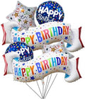 Birthday Decoration Set Colorful Happy Birthday Banner Balloon for Party Decorations and Party Supplies (Birthday C) by OSAMUHA