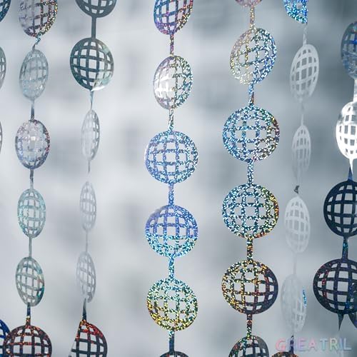 Disco Dancing Ball Shaped Party Backdrop - 3.2ft x 6.5ft - 2 Packs - Image 3