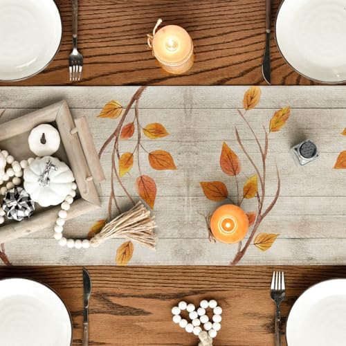 Artoid Mode 210 GSM Fall Table Runner Home Party Decor 13x48 Inch - Image 6