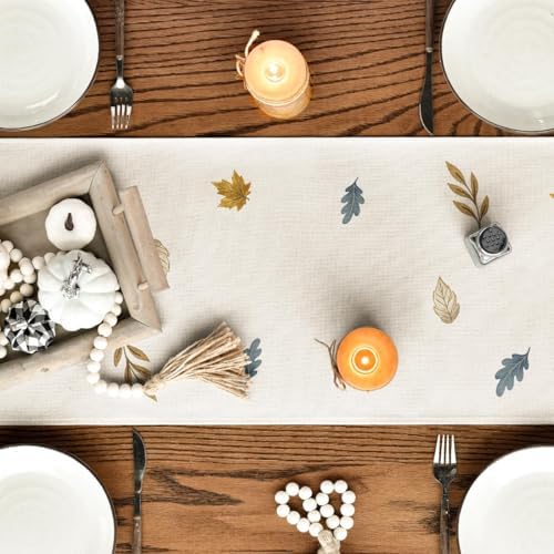 Artoid Mode 210 GSM Fall Table Runner Home Party Decor 13x36 Inch - Image 4